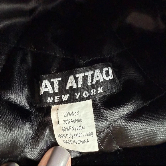 Plaid trapper Russian winter aviator hat wool blend hat attack New York - Picture 4 of 4